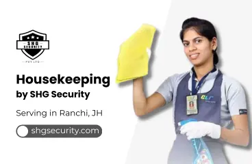 Housekeeping staff by SHG Security agency in Ranchi, Jharkhand.
