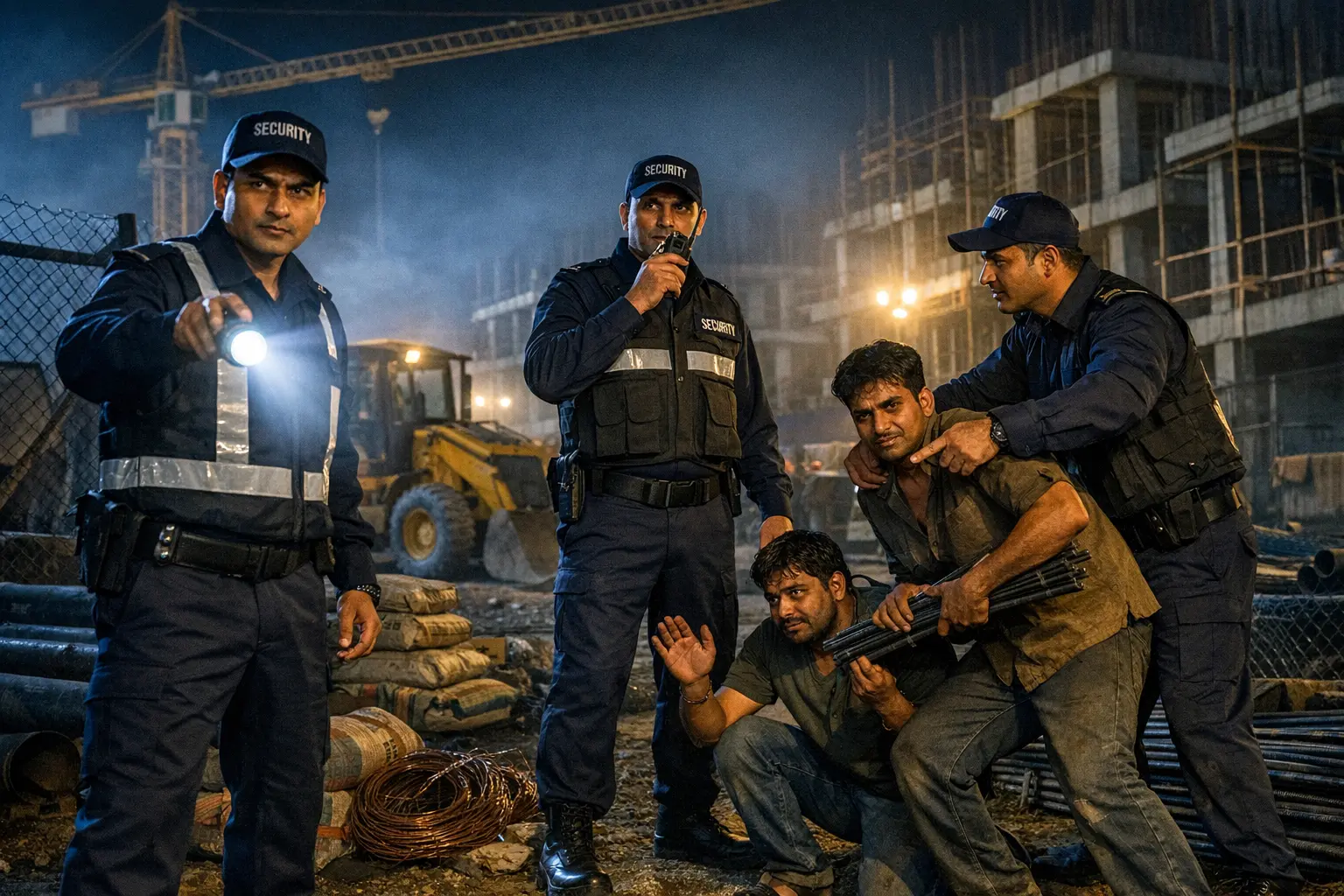 Common security threats faced by Construction sites in Ranchi