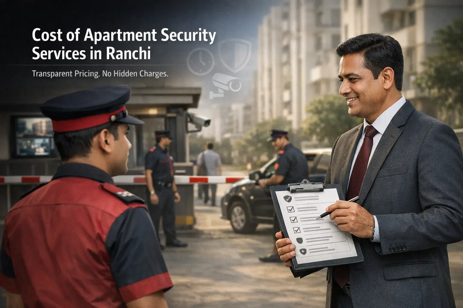 Cost of Apartment Security in Ranchi