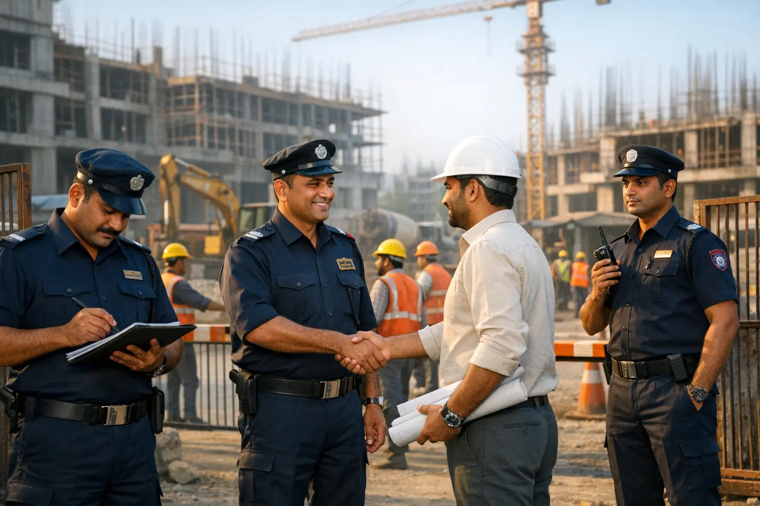 Hire Security Guards for Construction Sites in Ranchi